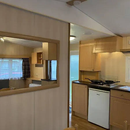 Residential Caravan In Within A Campsite In The Middle Of Nature *